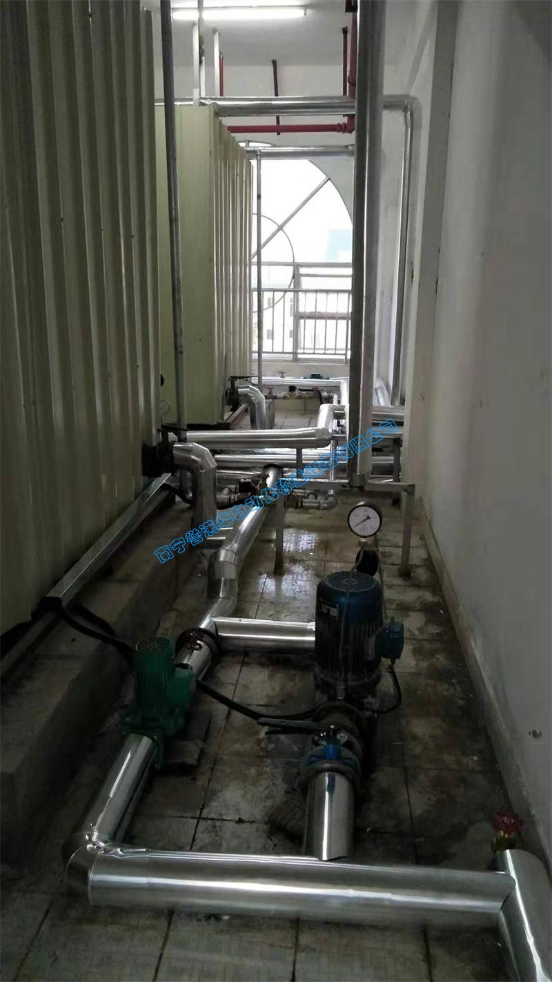 太陽能加熱及恒壓供水系統、污水處理系統